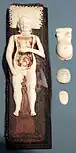 Anatomical model of a pregnant woman; Stephan Zick (1639–1715); 1700; Germanisches Nationalmuseum