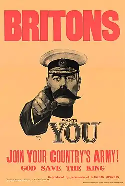 Britons Lord Kitchener wants you