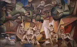Albert Gleizes, Les Baigneuses (The Bathers), 1912, Musée d'Art Moderne de la Ville de Paris