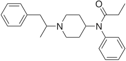 Chemical structure of α-methylfentanyl.