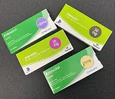 Atenolol varieties