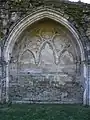 Arcade in the former lavatorium, Kirkham Priory, North Yorkshire (12th–13th century)