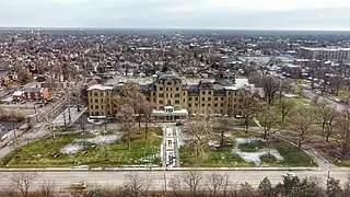 Main building and grounds