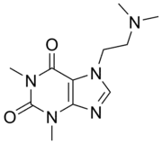 Skeletal formula of dimethazan