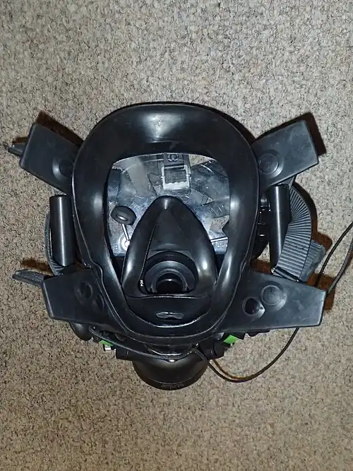 Orinasal mask inside full-face diving mask