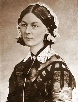 Florence Nightingale (1820–1910), known for her social action and reforms to nursing