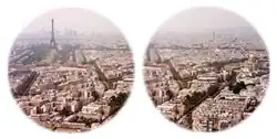 Paris as seen with full visual fields