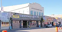 A photograph of buildings in downtown Gallup, New Mexico