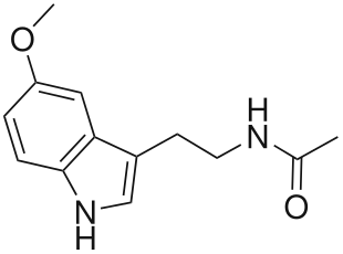 2d structure of melatonin