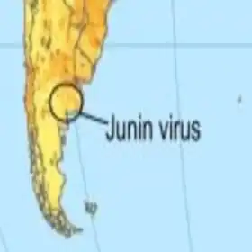 Geographical location of Argentine hemorrhagic fever