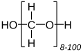 Paraformaldehyde is a common form of formaldehyde for industrial applications.