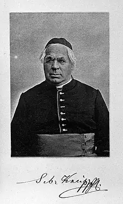 Sebastian Kneipp c. 1898, a Bavarian priest and forefather of naturopathy