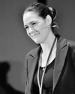 Britt Marie Hermes c. 2016, a former naturopathic doctor and major critic of naturopathic medicine