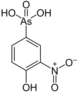 Skeletal formula of roxarsone
