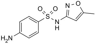 Sulfamethoxazole is an antibacterial sulfonamide.
