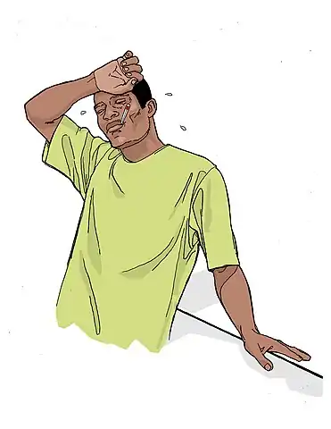 Fever is a symptom of Trench fever