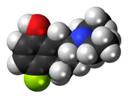 Space-filling model of the UH-301 molecule