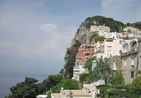 Villa Behring (burgundy) on Capri