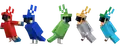 Artwork of every parrot, used for the 15th anniversary of Minecraft.
