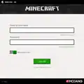 The sixth Minecraft Launcher, version 2.0 - login menu.