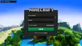 The seventh Minecraft Launcher, version 2.1 - login menu.
