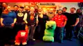 The developer cast of Minecraft