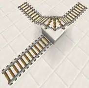 Top block is placed as curve.