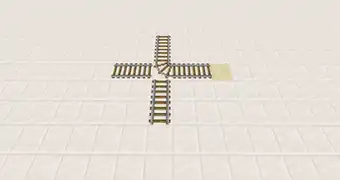 Curve controls minecart passage