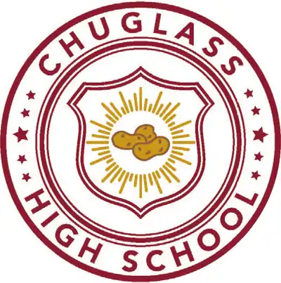 AMCM-FBTBC-Chuglass-High-School-logo.jpg: Infobox image for Chuglass High School the location in Minecraft
