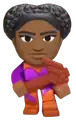 Dawn as she appears in A Minecraft Movie Happy Meal.