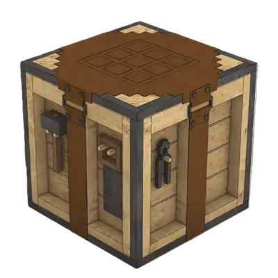 AMCM Crafting Table.png: Infobox image for Crafting Table the object in Minecraft