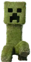 A creeper as it appears in A Minecraft Movie.