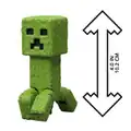Size of the creeper figure.