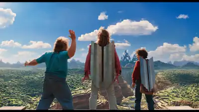 Two pairs of elytra as it appears in A Minecraft Movie.