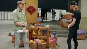 A loom in A Minecraft Movie.