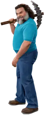 Steve as depicted in A Minecraft Movie.