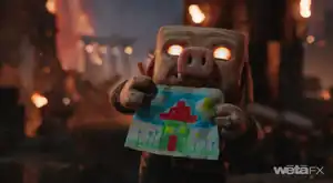 The piglin's drawing