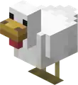 A chicken on A Minecraft Movie Live Event.