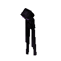 An enderman's special idle pose