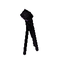 An enderman walking