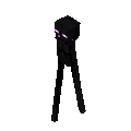 An enderman's aggro animation with noise