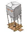 A chained ghast flying