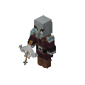A pillager's special idle pose