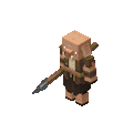 A spear piglin's special idle pose