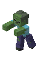 A zombie's running animation