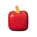 An apple as it appears in Happy Meal Digital