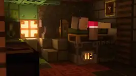 Zuri resting on top of a blast furnace.