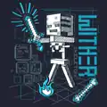 "Acid Wither Skeleton," an officially licensed T-Shirt design.