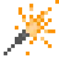 Active Orange Sparkler.png: Infobox image for Sparkler the item in Minecraft
