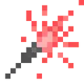 Active Red Sparkler.png: Infobox image for Sparkler the item in Minecraft